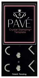 Pave Nail Art Crystal Template - ss3 - Chevon-Smile-Heart