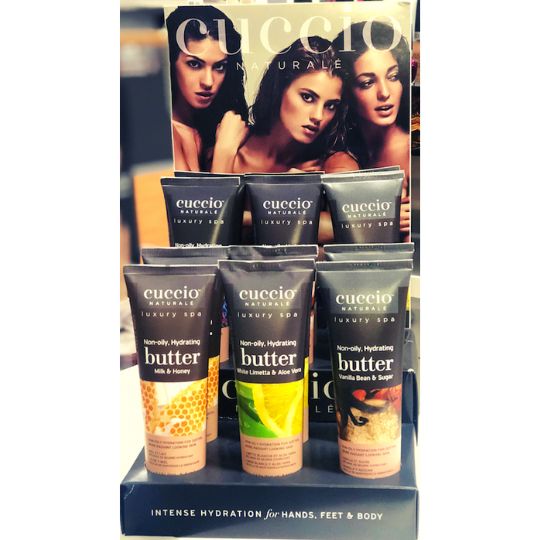 cuccio_butter_tube_scrub_display_butters