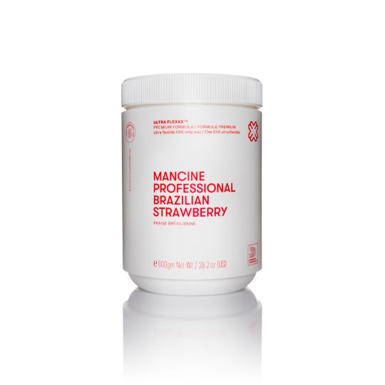 Mancine Strip Wax 800g - Ultra Flexx Brazilian Strawberry